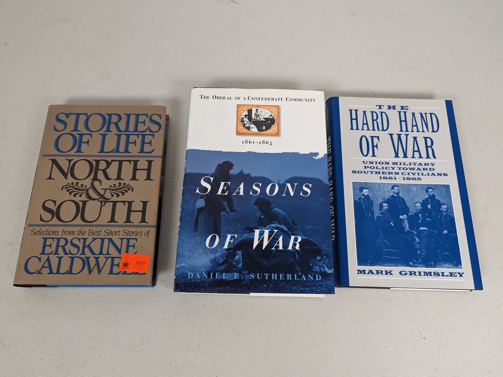 (3) Civil War Books