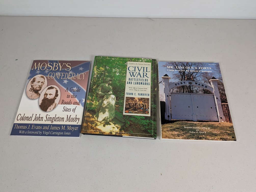 (3) Civil War Guide Books