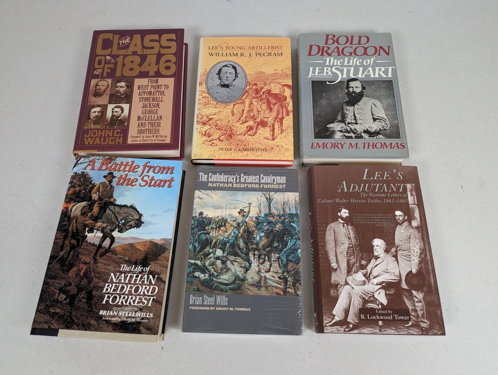 (6) Civil War Books