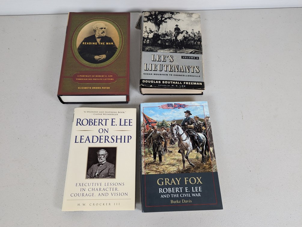 (4) Robert E Lee Books
