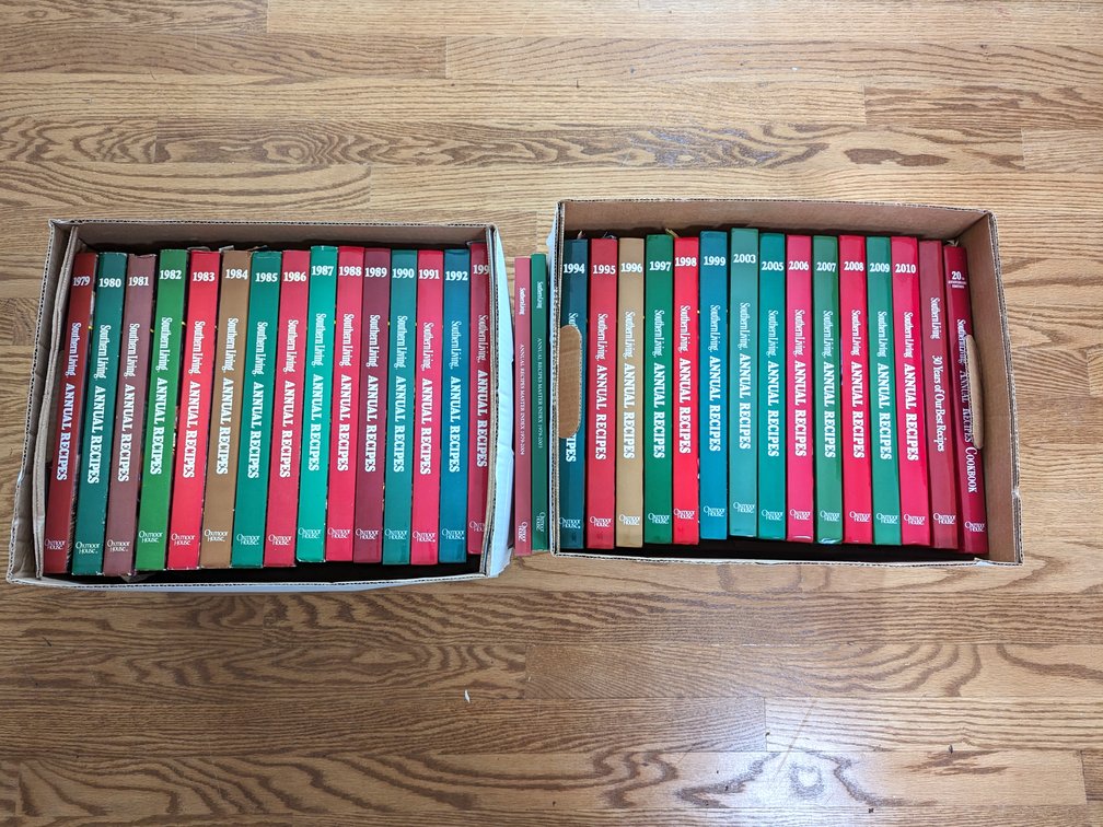 Southern Living Annual Recipe Books
