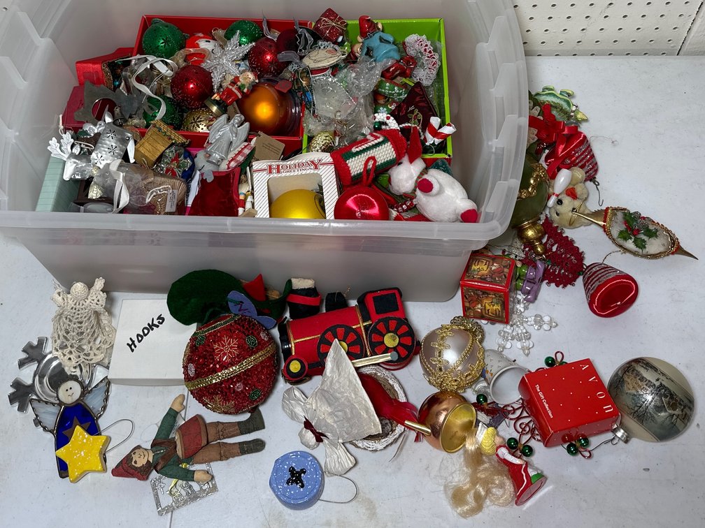 Large Collection of Christmas and Hallmark Keepsake Ornaments 