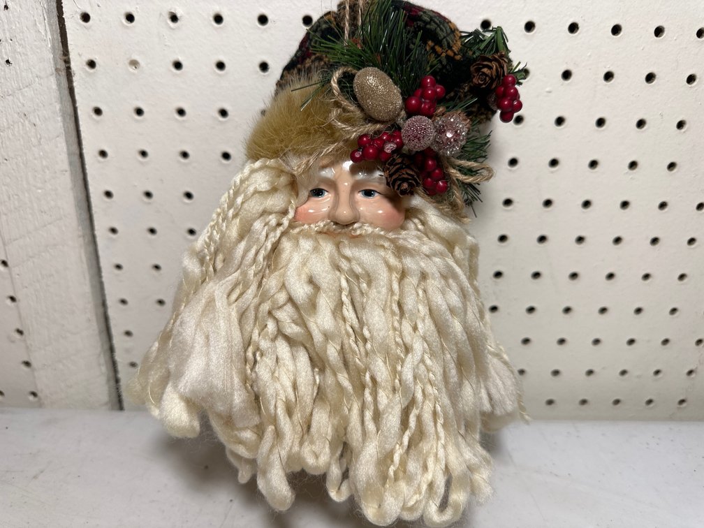 Dillards Santa Father Christmas Tree Topper 