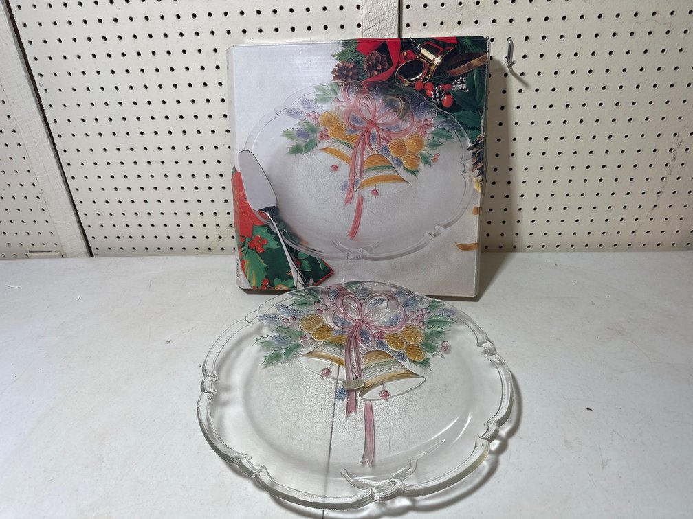 Mikasa Festive Bells Hostess Platter with Box 