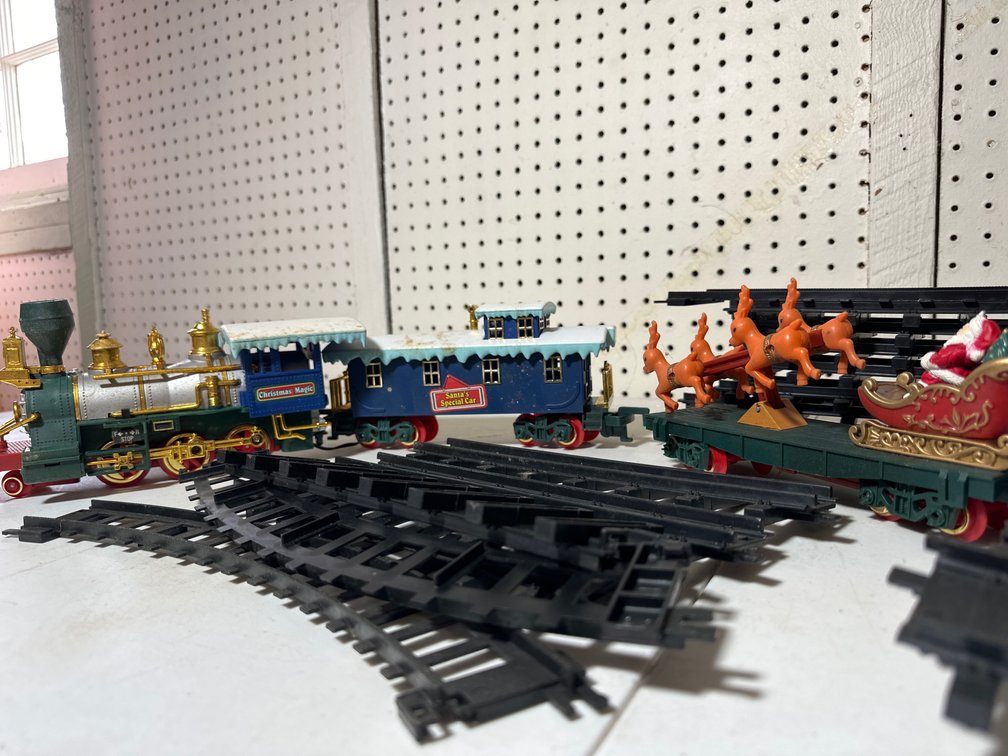 North Pole Christmas Express Train Toy Set 