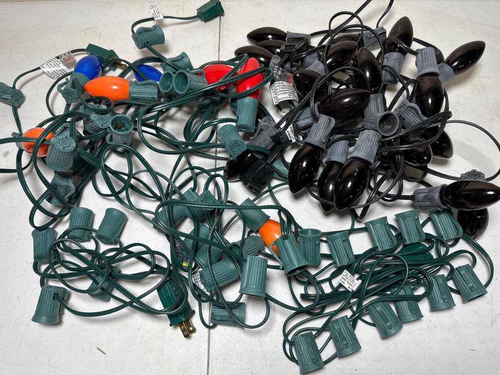 Vintage C9 Christmas Lights 