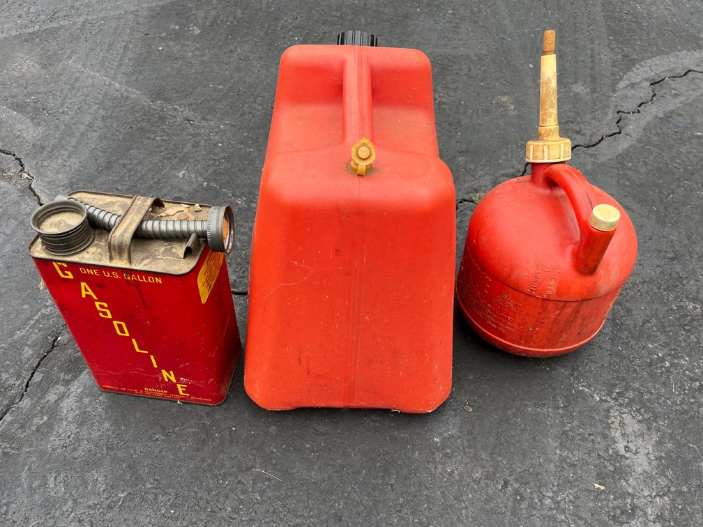 Three Gas Cans