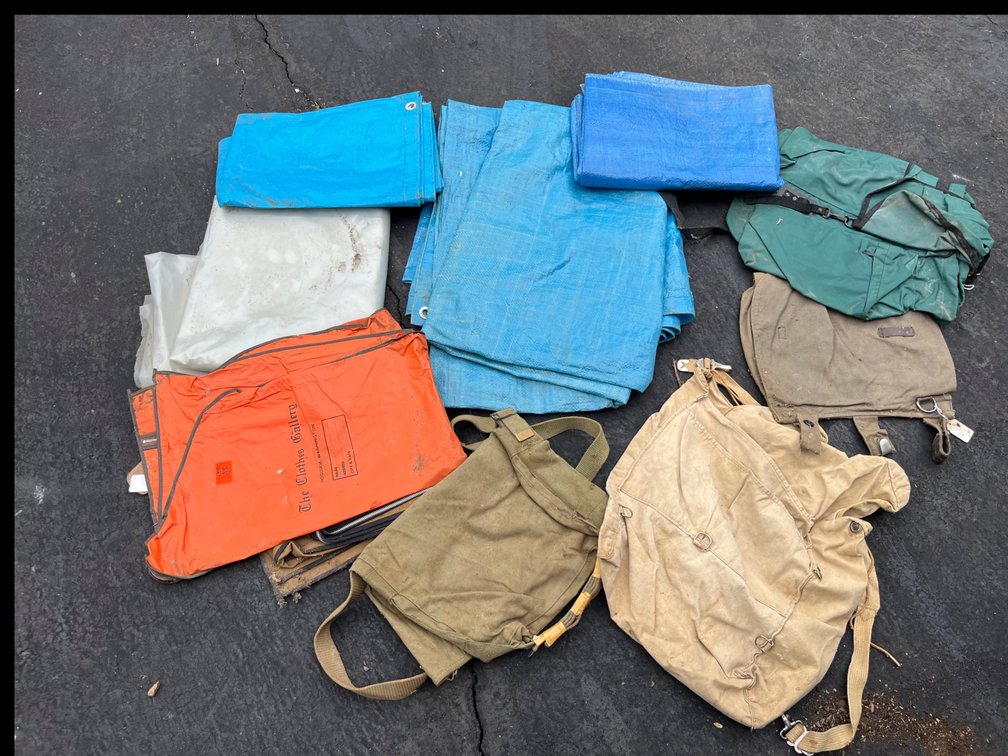 Pouches, Tarps and Plastic 