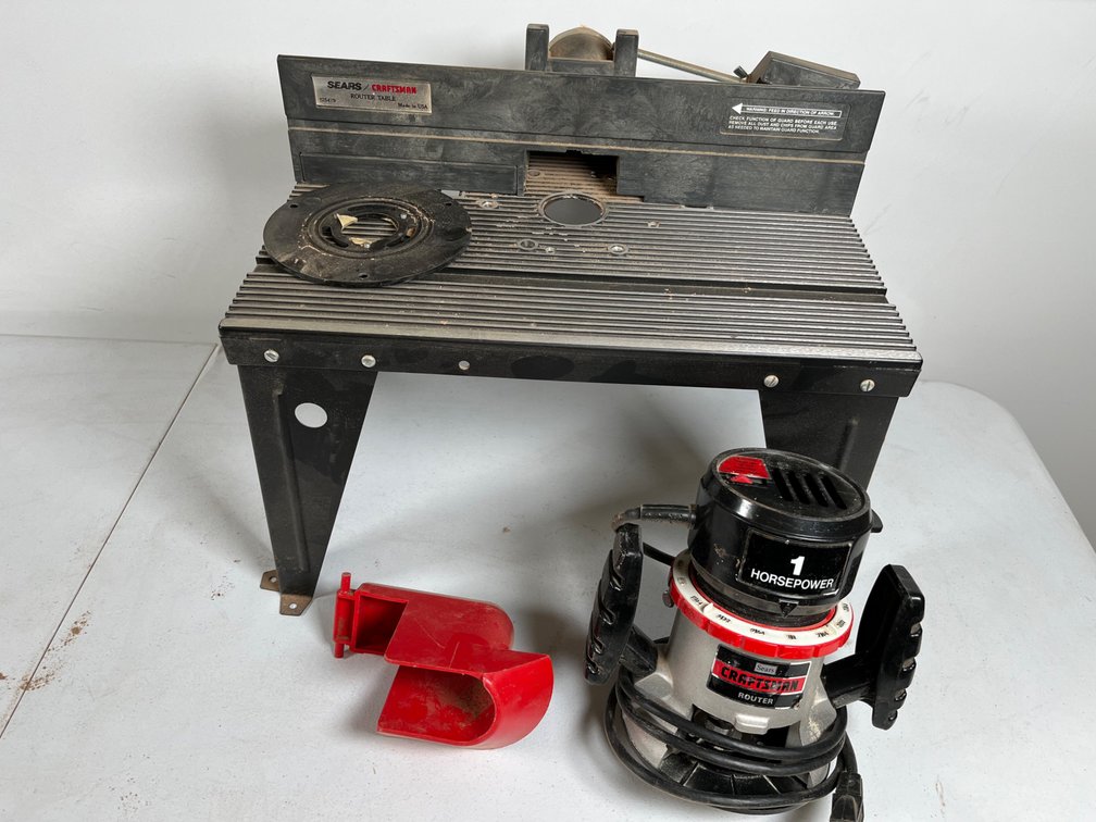 Craftsman Router, 1 HP with Table