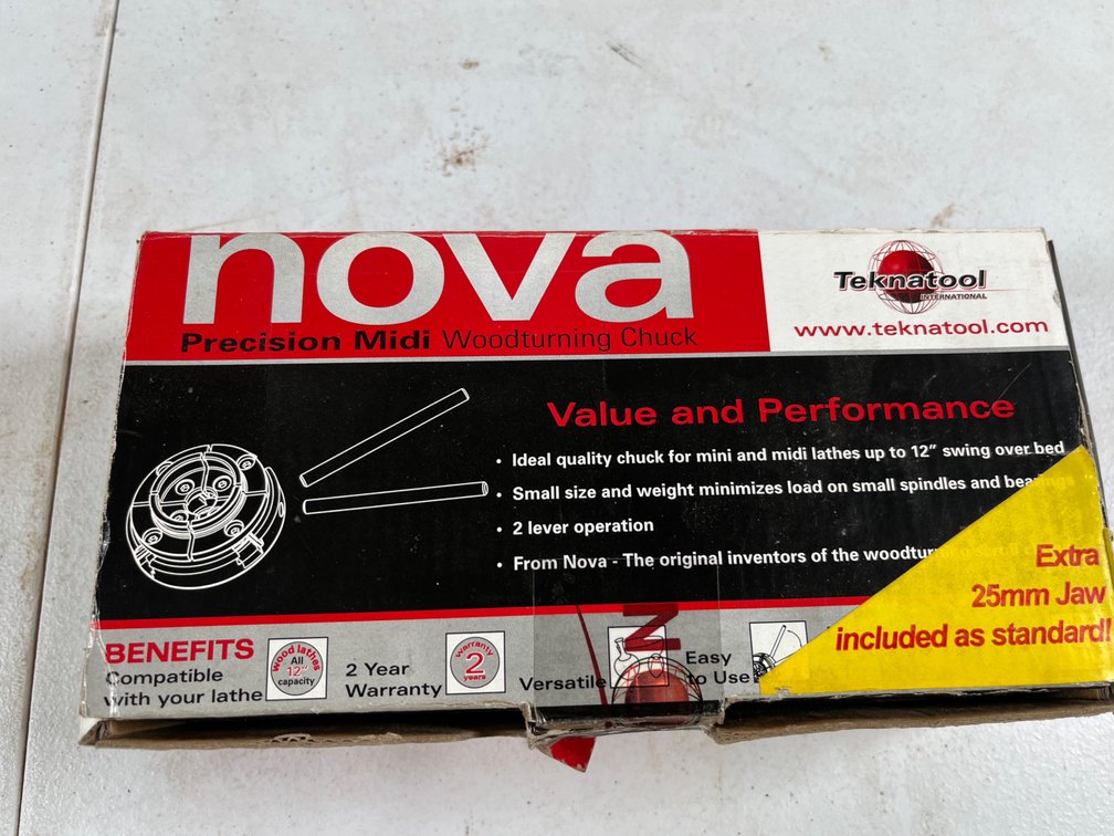 Nova Precision Midi Woodturning Chuck