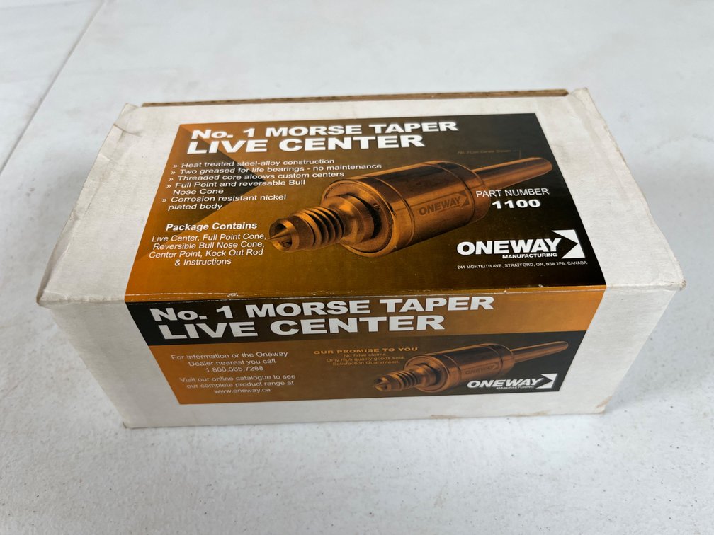 No. 1 Morse Taper Live Center