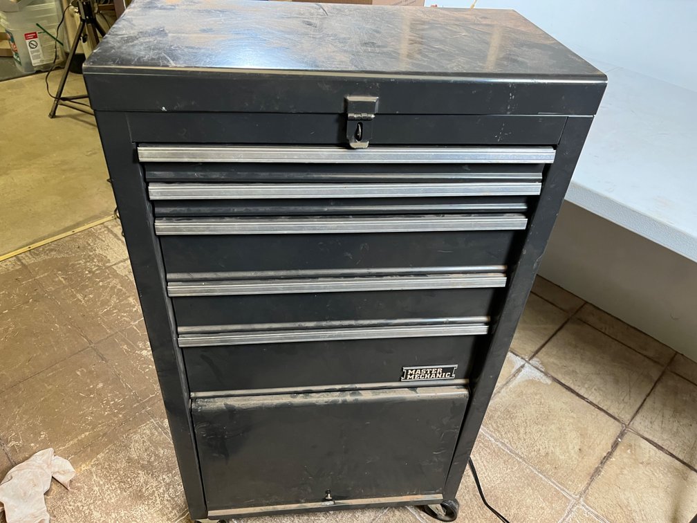 Master Mechanic Tool Box With Contents