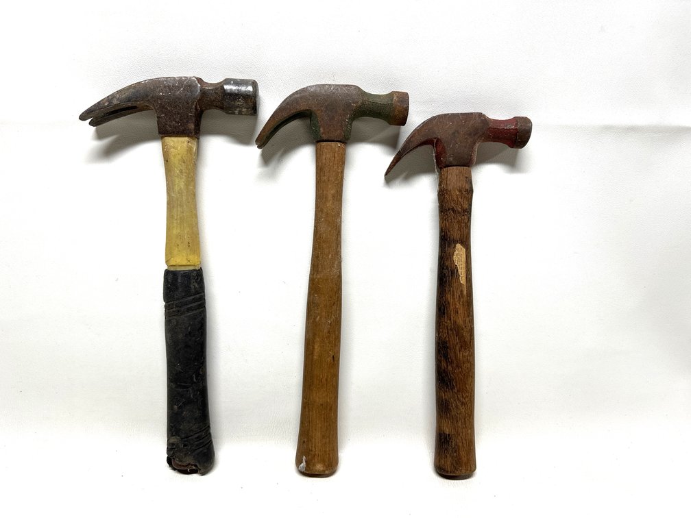 (3) Claw Hammers