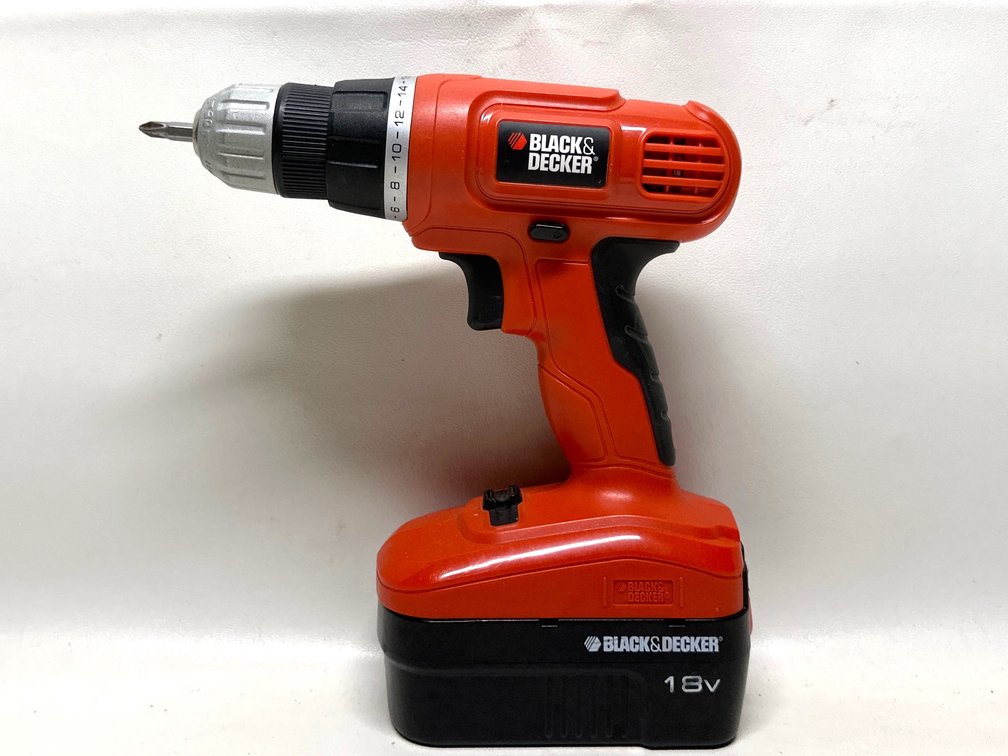 18 Volt Black & Decker 3/8" Cordless Drill