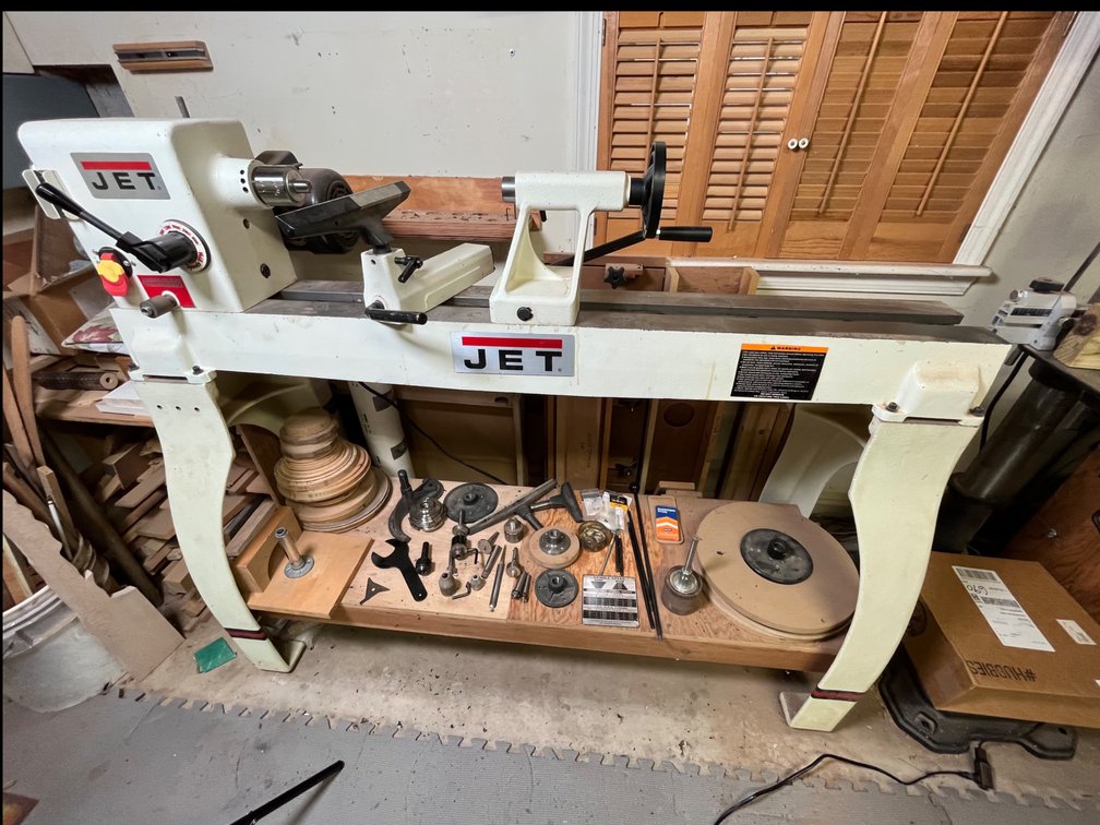 J E T Wood Lathe