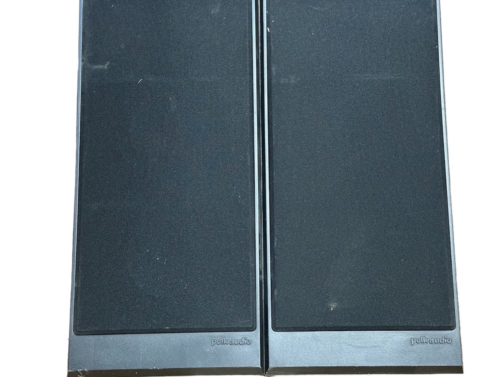 Polk Audio Model S6 Pair Bookshelf Speakers Black HiFi Stereo Audio 