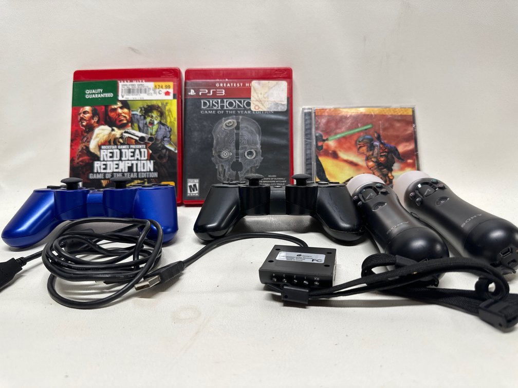 Sony Playstation PS3 Controllers and Games 