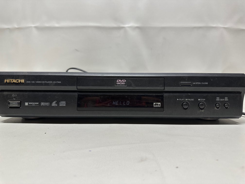 Hitachi DV-P305 DVD CD Video CD Player Doby Digital DTS