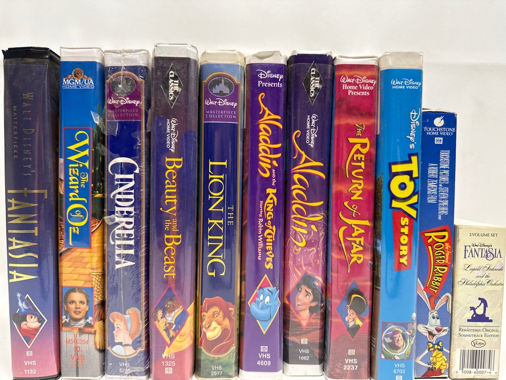 Walt Disney VHS Movies Collection 