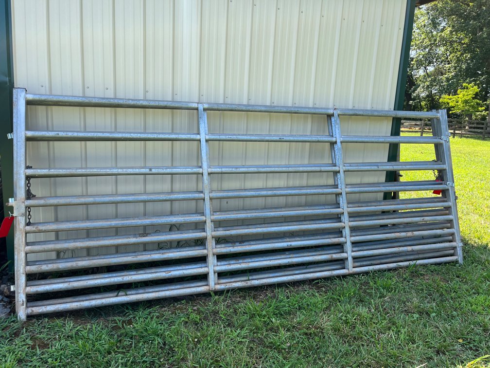 C & W Galvanized Gate, 13’ x 63” H