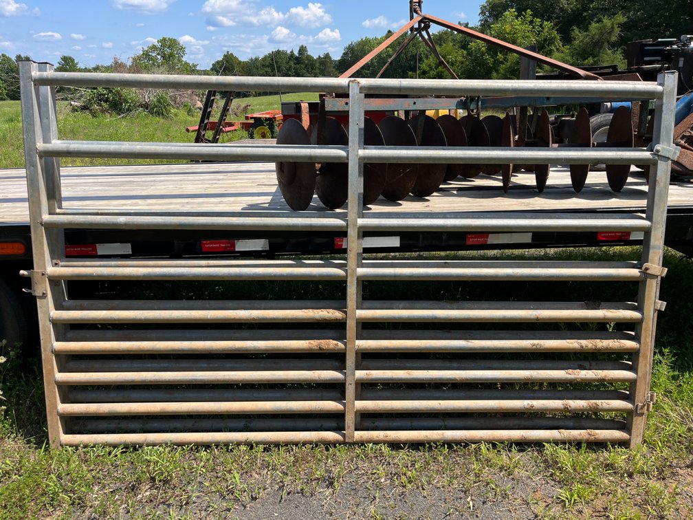 (2) C & W Galvanized Gate, 8’7” x 63” H