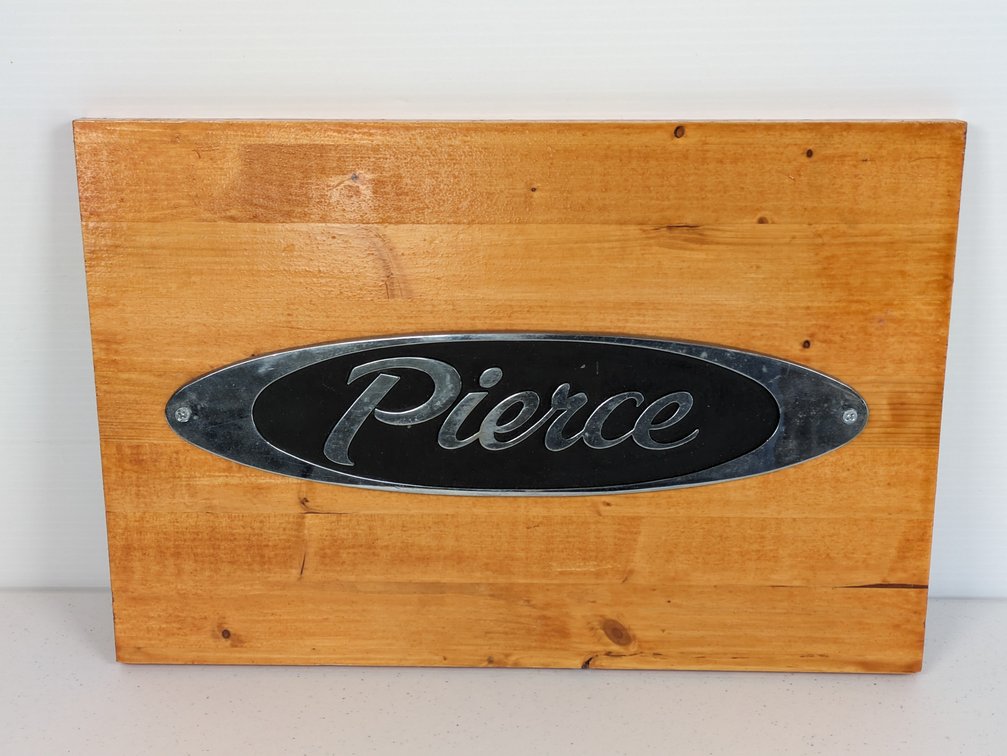 Pierce Nameplate