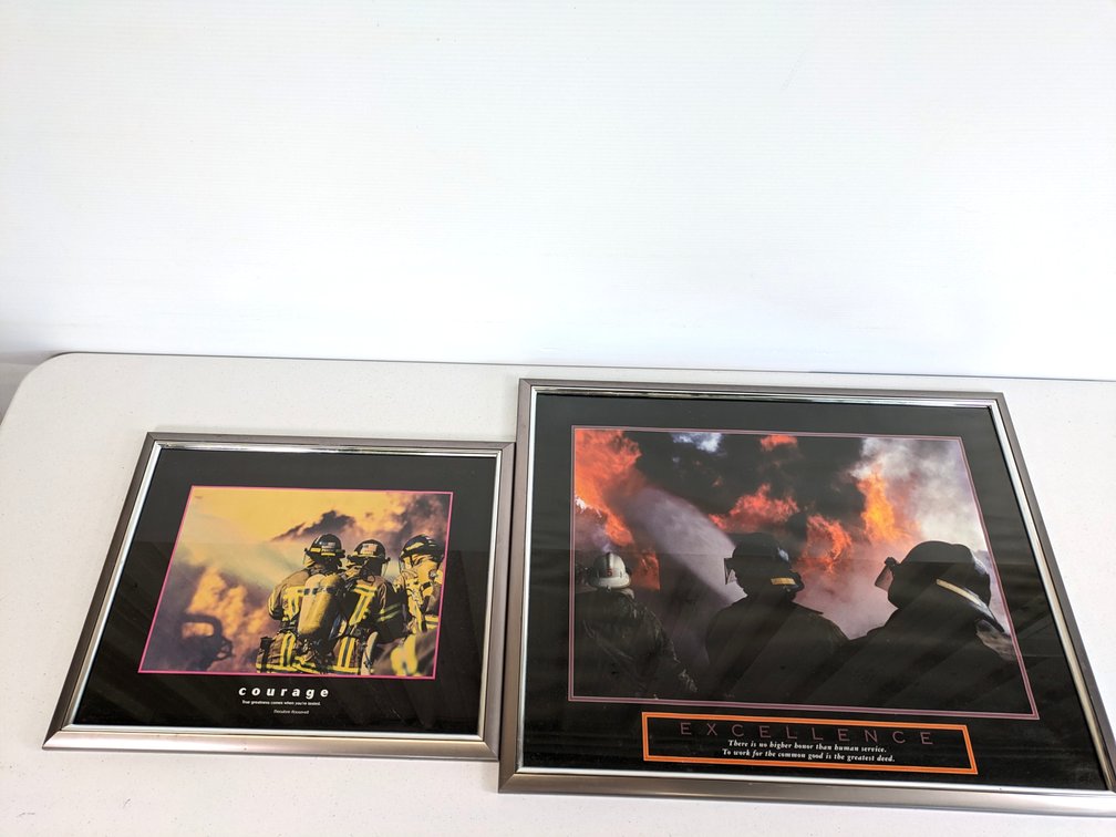 Excellence And Courage Framed Posters