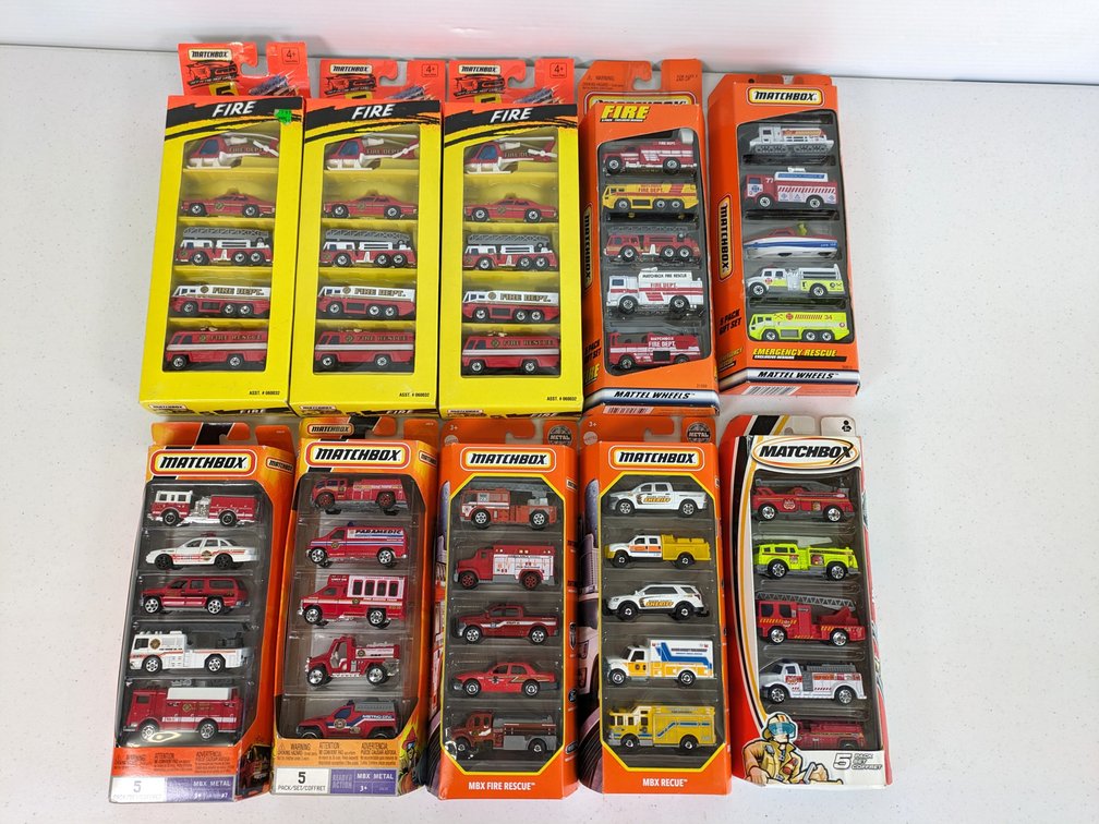 (10) Matchbox 5 Pack Sets