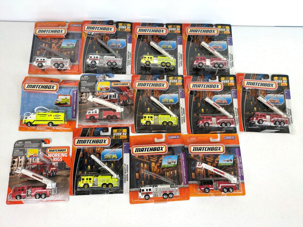 (13) Matchbox Working Rigs
