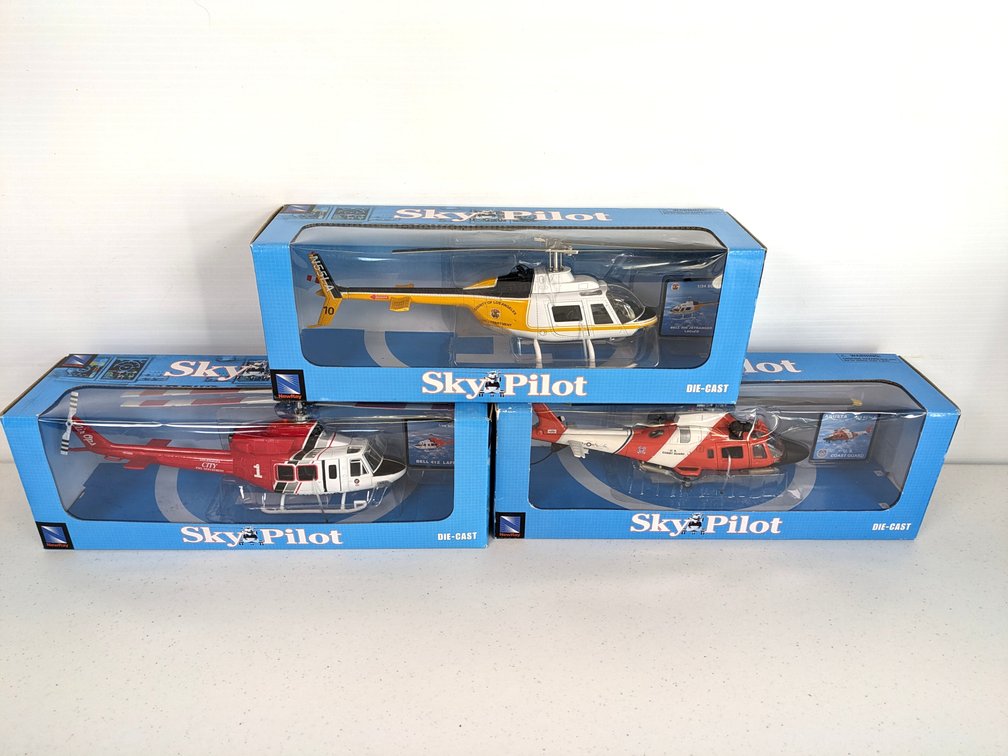 (3) Sky Pilot Helicopter Models