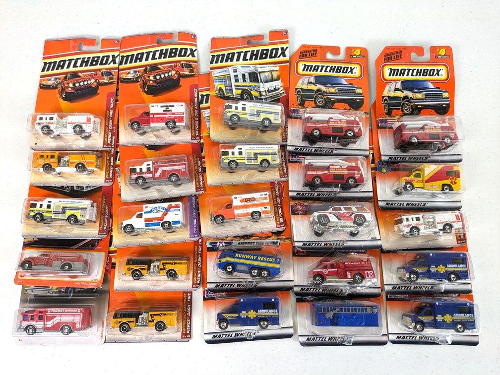 (25) Matchbox Fire Rescue
