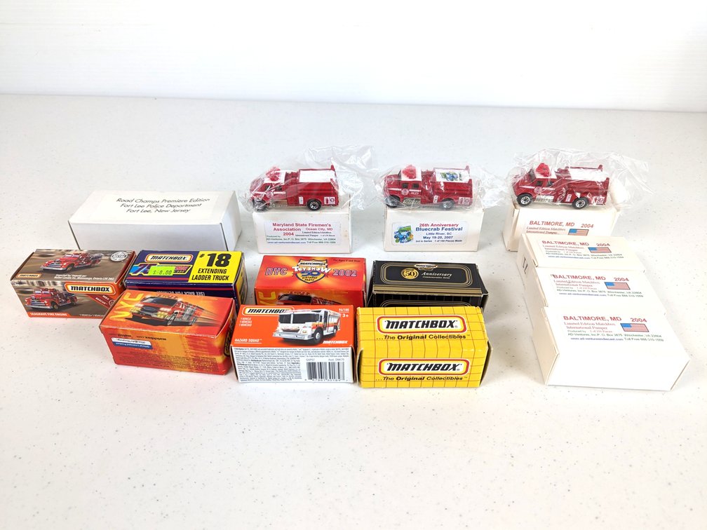 (14) Matchbox Fire Rescue