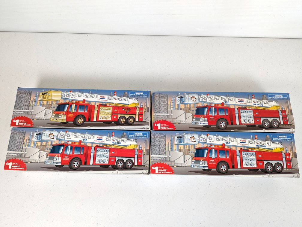 (4) Exxon Ladder Trucks