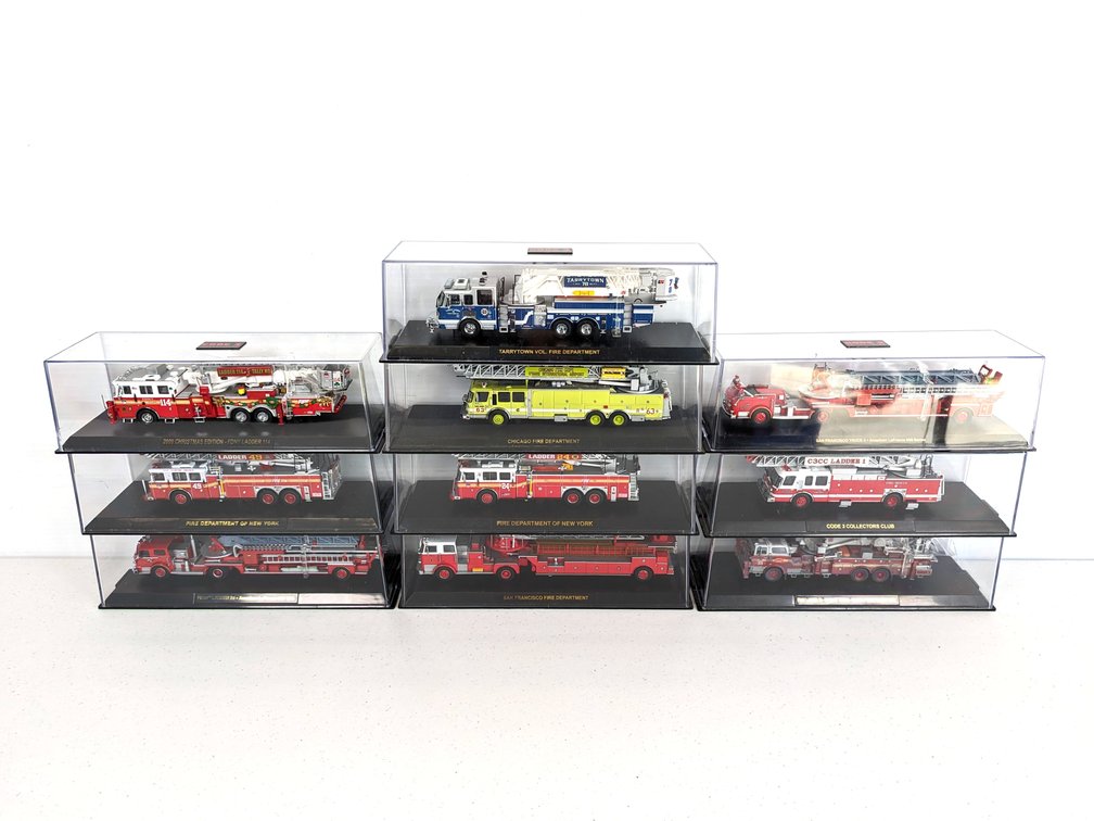 (10) Code 3 Collectibles Ladder Trucks