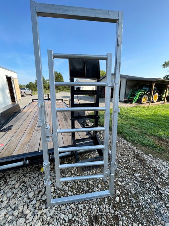 C & W Galvanized Alley Gate, 3’