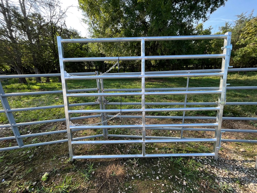 C & W  8’ Galvanized Heavy Duty Gate