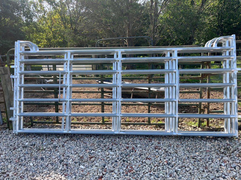 (10) C & W 12’ Galvanized Panels, Heavy Duty, New