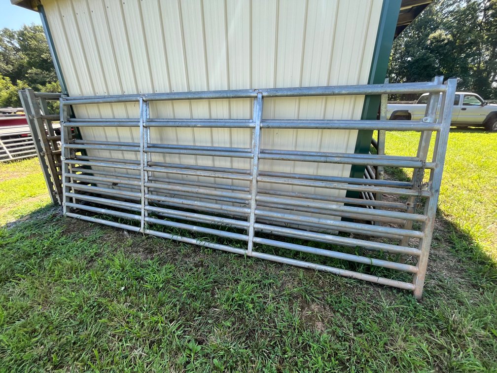 (2) C & W Galvanized Gate, 13’6” x 63” H