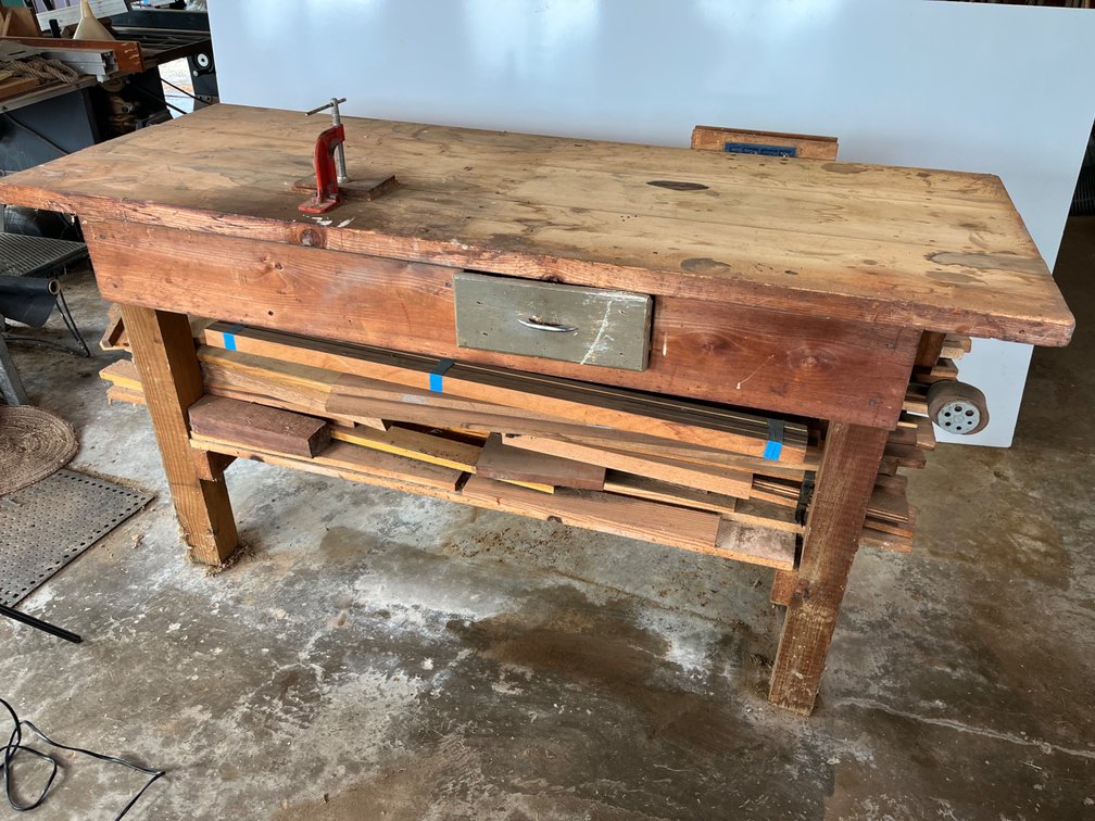 Wooden Work Bench