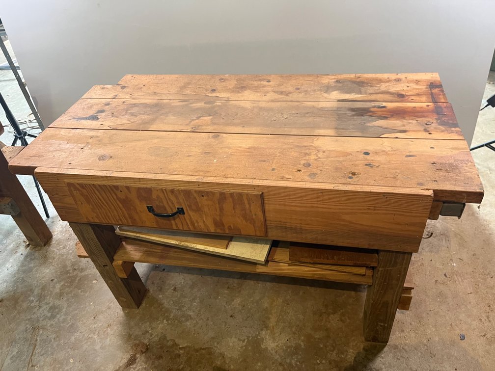 Wooden Work Bench