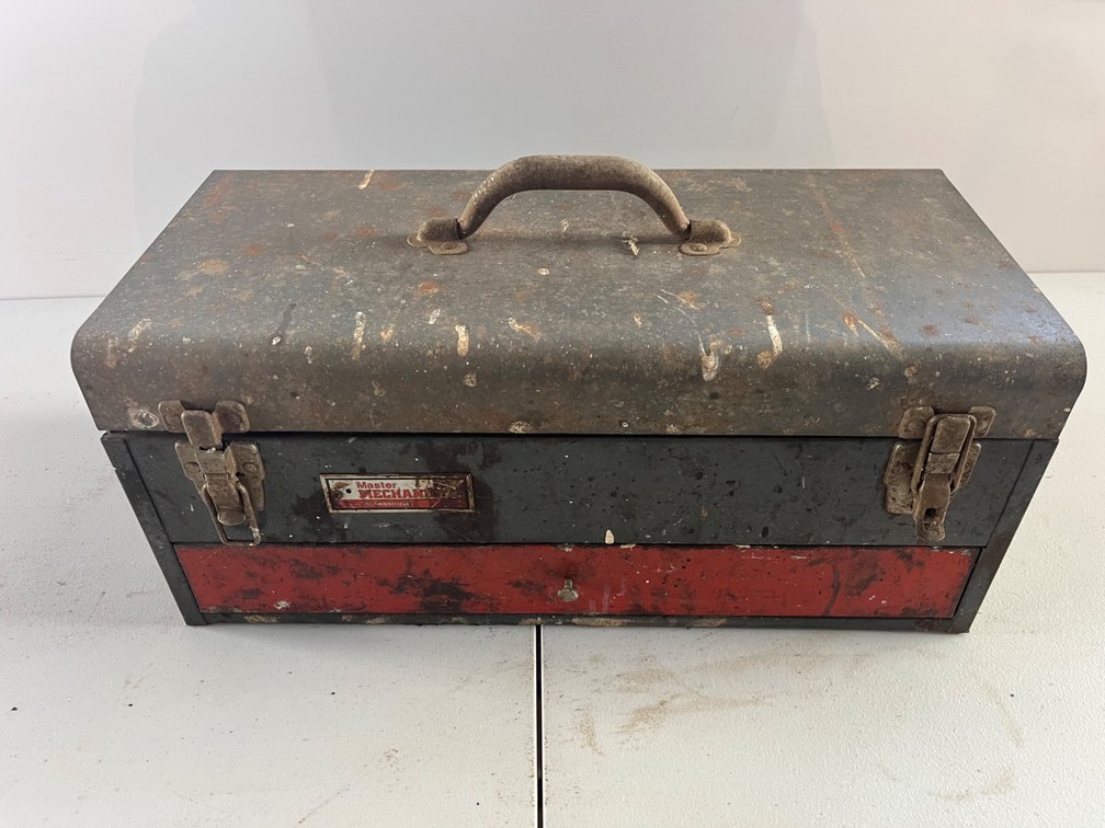 Master Mechanic Tool Box with Contents 