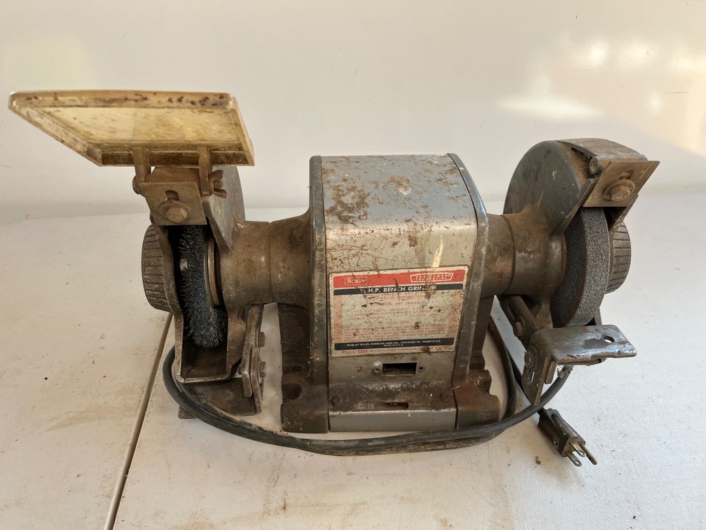 Sears 1/2 Hp Bench Grinder 