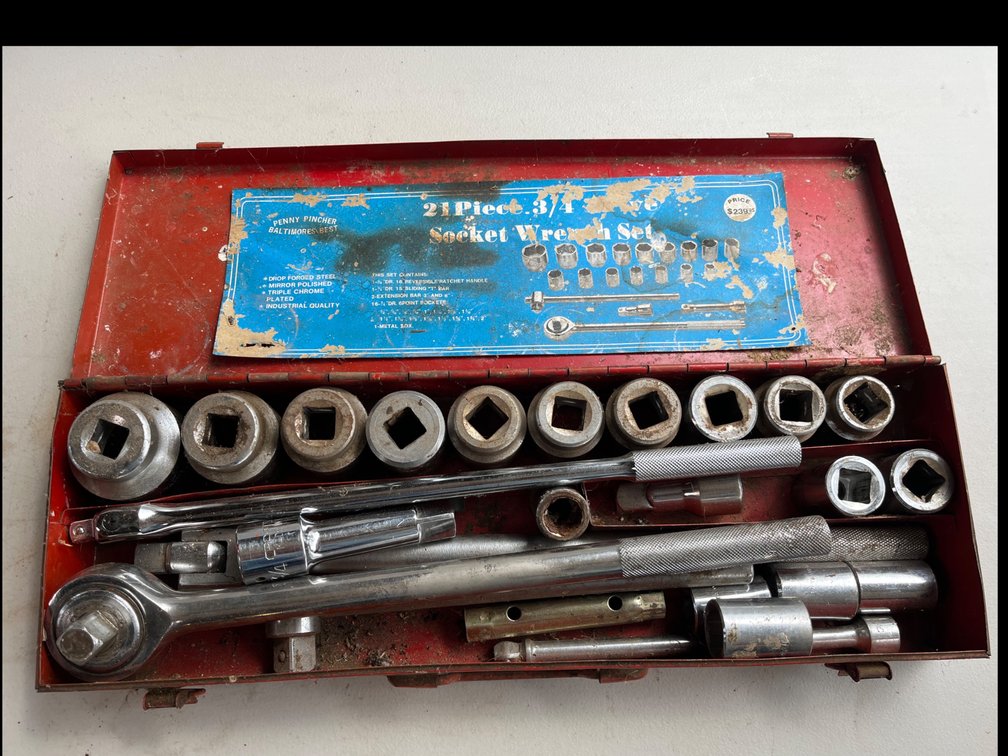 3/4 Drive Socket Set 