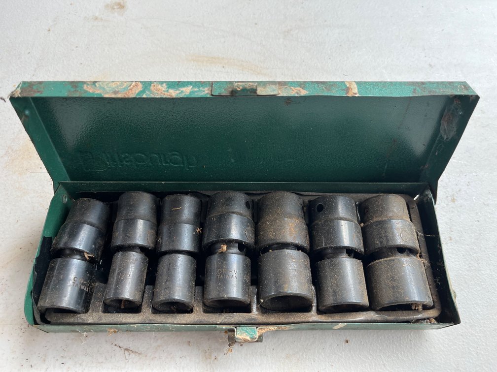 1/2" Drive Pittsburgh Standard Swivel Socket Set