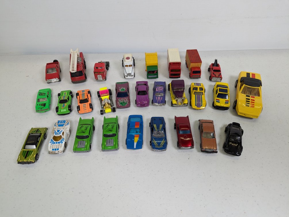 Twenty Eight Matchbox Sized Vehicles