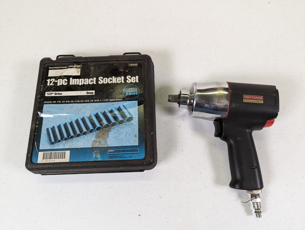 Craftsman 1/2" Impact Wrench and Socket Set