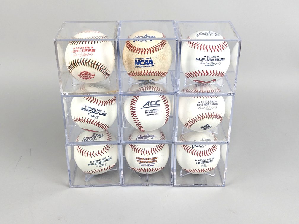Nine Commemorative Baseballs