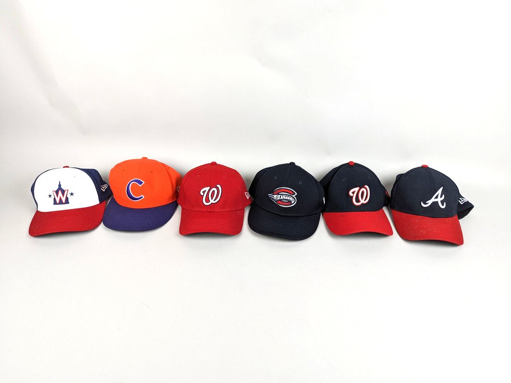Six Baseball Hats