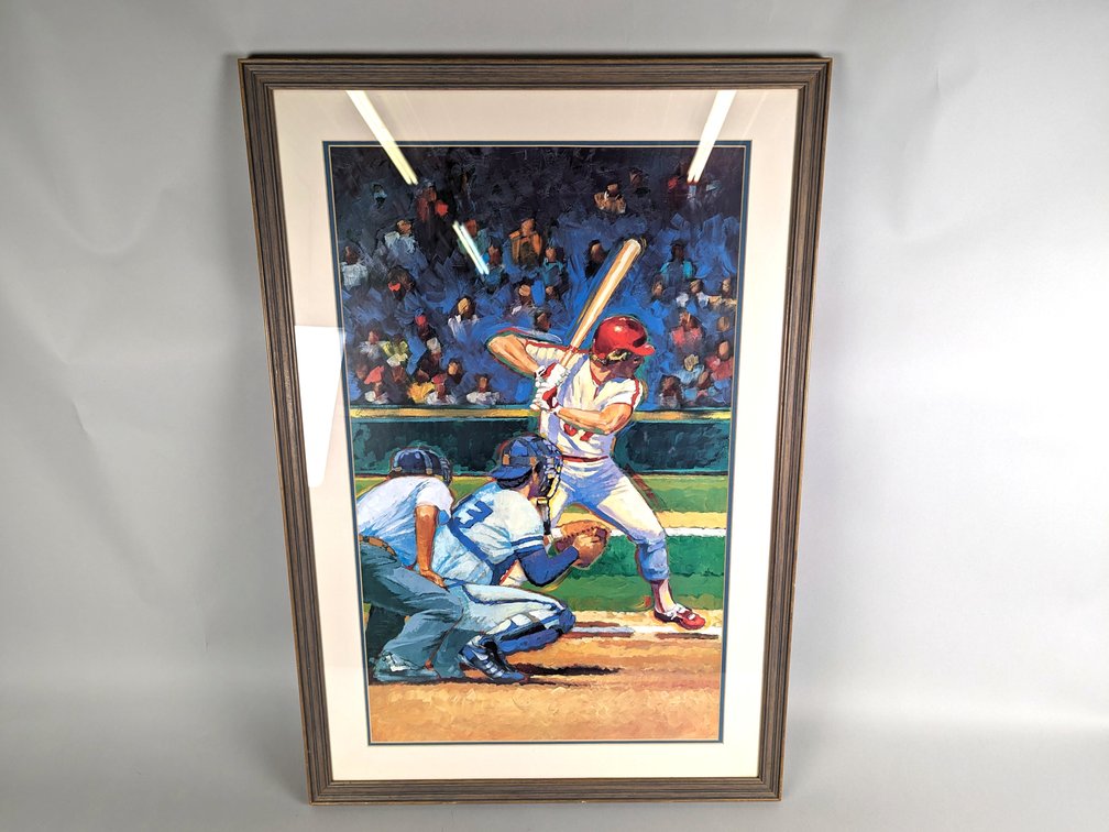 Framed Baseball Poster