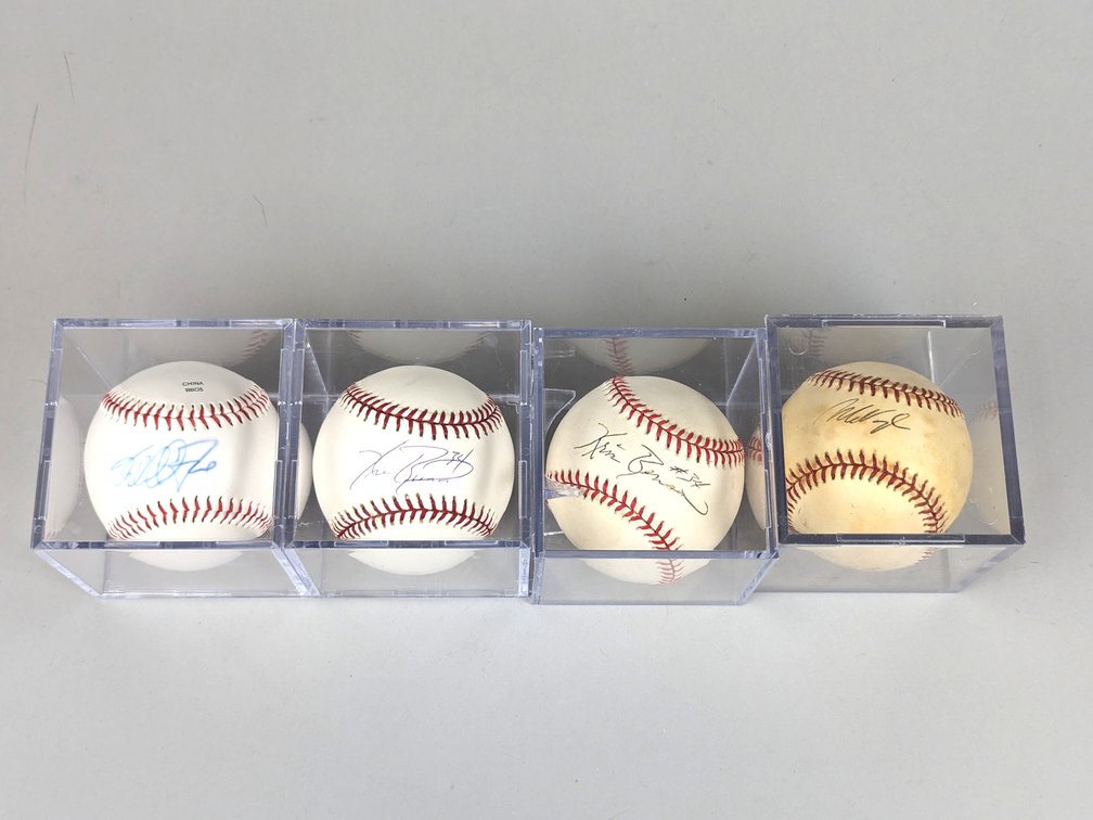 Four Signed Baseballs